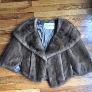 Mink cape